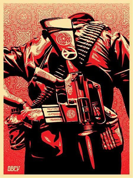 SHEPARD FAIREY - Duality of Humanity 3