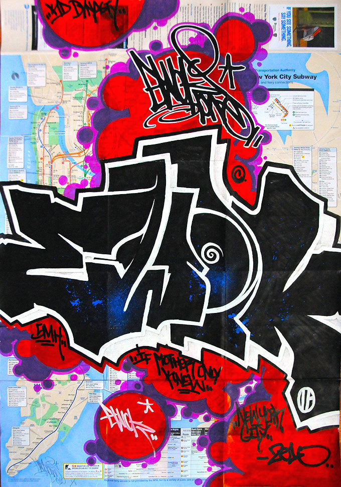 EWOK 5MH  -  "Untitled 5"  NYC Map