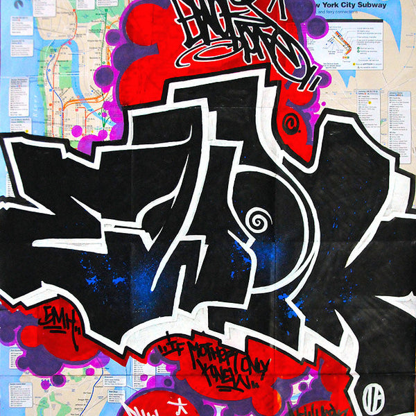 EWOK 5MH  -  "Untitled 5"  NYC Map