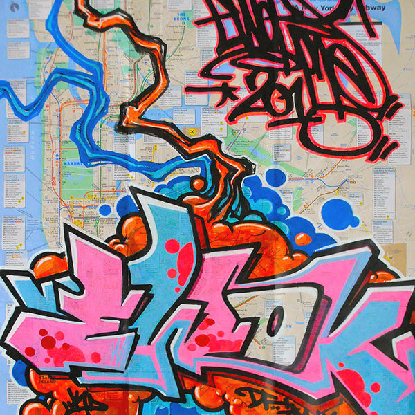 EWOK 5MH  -  "Untitled 6"  NYC Map