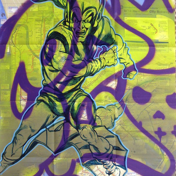 EZO -"Green Goblin" NYC Transit Map