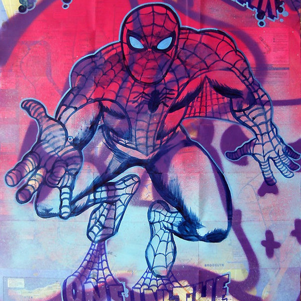 EZO -"Spiderman" NYC Transit Map