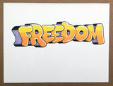 FREEDOM   -  Black Book Page