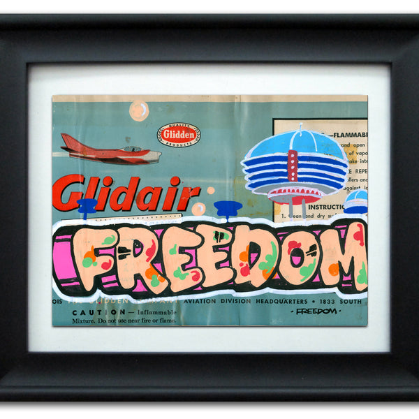 FREEDOM  -  "Glidden" Vintage Label