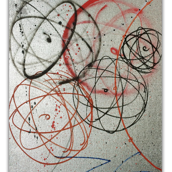 FUTURA 2000 - " Chrome Atoms"  Painting