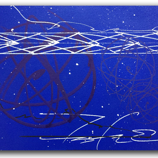 FUTURA 2000 - " Cross Over"  Painting