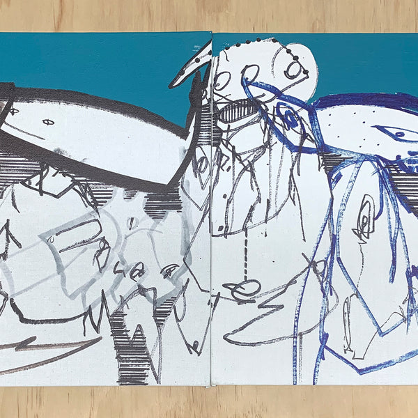 FUTURA 2000 -"Henchmen"Diptych