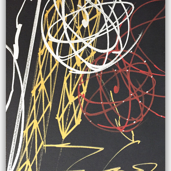 FUTURA 2000  "Golden Roads"  Painting