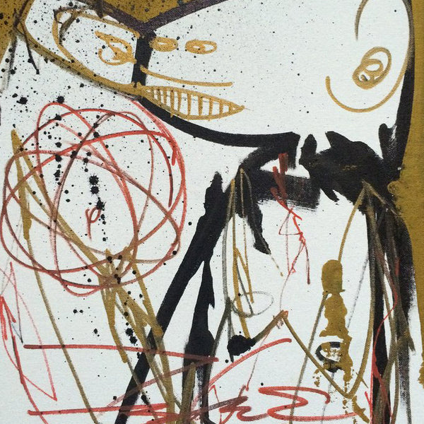 FUTURA 2000 - " Gold Finger"  Painting