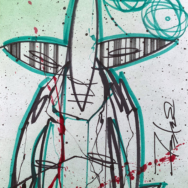 FUTURA 2000 -" Green Pointman"