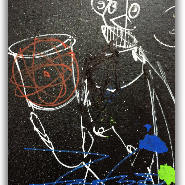 FUTURA 2000 - " Black Box"  Painting