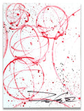 FUTURA 2000 - " Red Atoms"  Painting