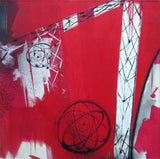 FUTURA 2000 - " Red Sphere"  Painting