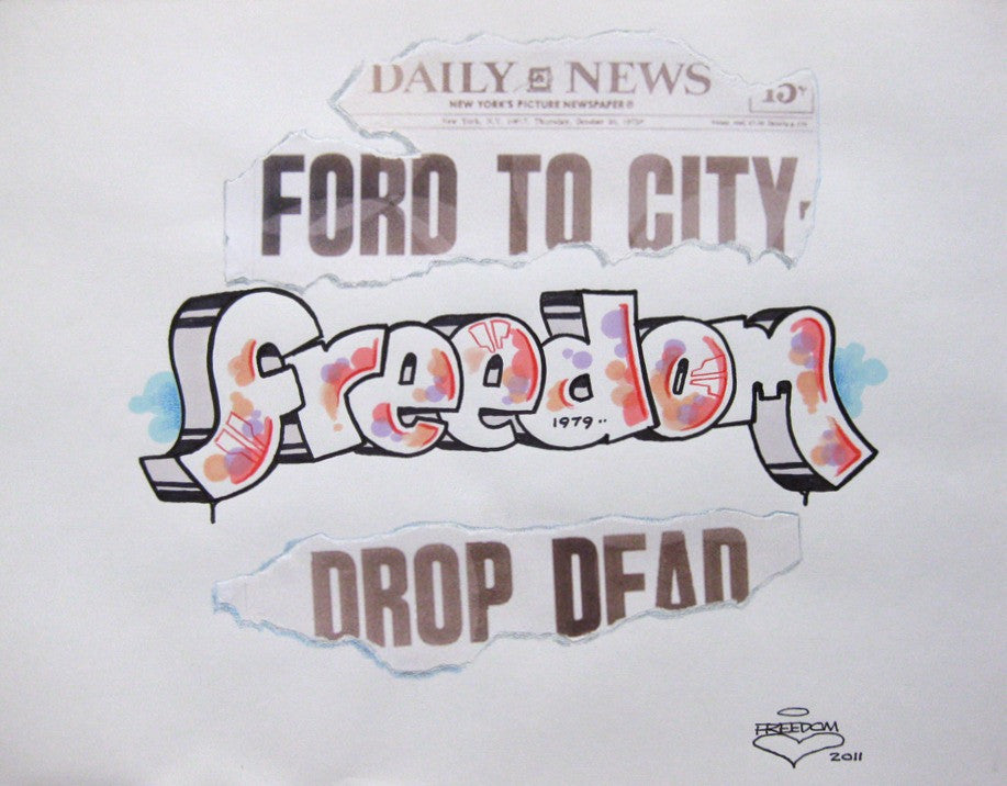 FREEDOM -  "Black Book Page" Drop Dead