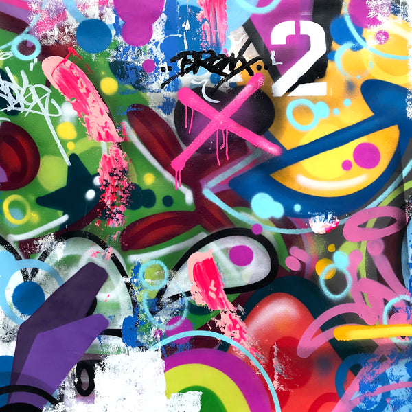 COPE2 "Bronx" 43" x 53" Painting