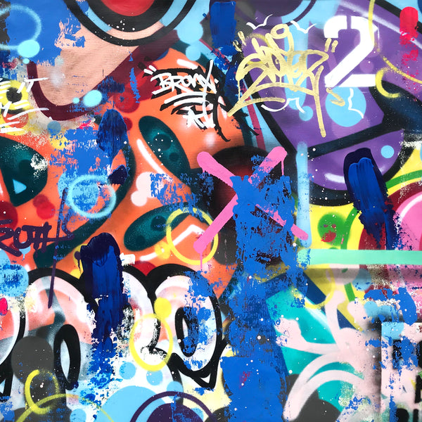 COPE2 "Give it Time" 43" x 53" Painting