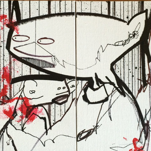 FUTURA 2000 - " Henchmen"  Painting