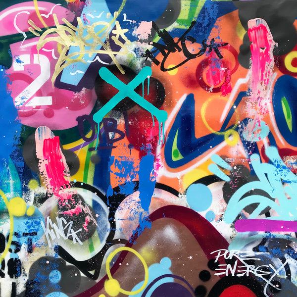 COPE2 "Pure Energy" 43" x 53" Painting