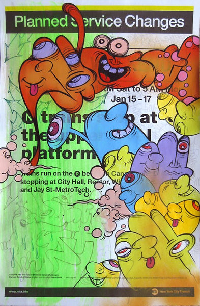 GHOST- " Subway Painting #1"