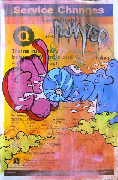 GHOST- " Subway Painting #2"