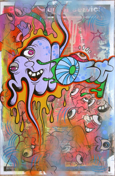 GHOST- " Subway Painting #5"