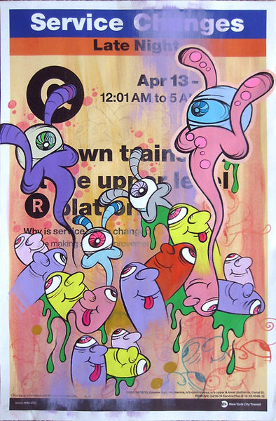 GHOST- " Subway Painting #3"