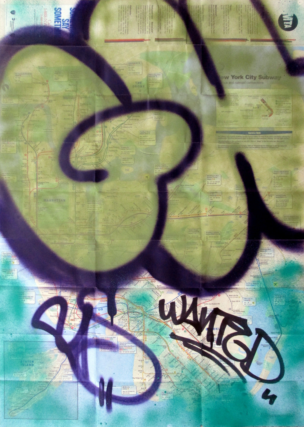 GHOST-  "Throwie" on NYC Map
