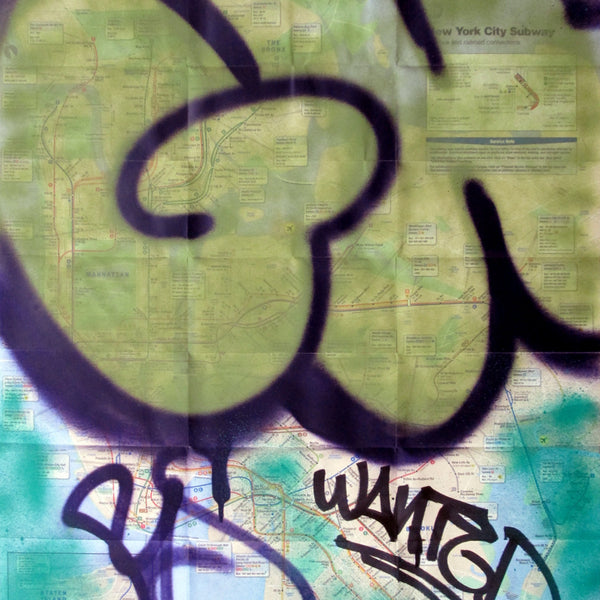 GHOST-  "Throwie" on NYC Map