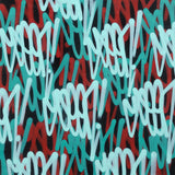 GRAFFITI ARTIST SEEN  - " Multi Tags"  Aerosol on  Canvas 30"x30"