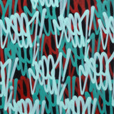 GRAFFITI ARTIST SEEN  - " Multi Tags"  Aerosol on  Canvas 30"x30"