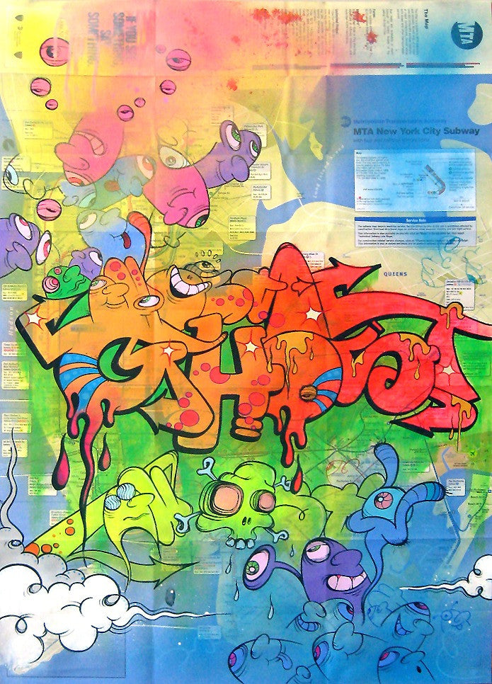 GHOST - "Untitled 5" NYC Map