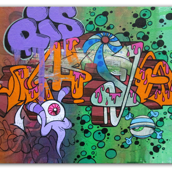 GHOST-  (Untitled) Canvas Board #6