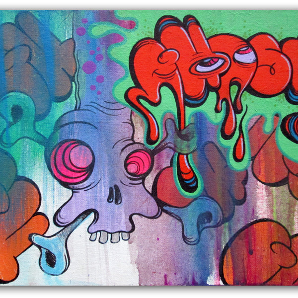 GHOST-  (Untitled) Canvas Board #10