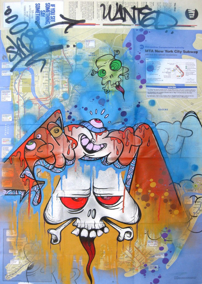 GHOST - "Wanted 1" NYC Map