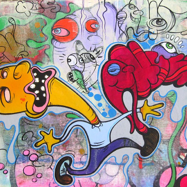 GHOST-  (Untitled) Canvas Board #3