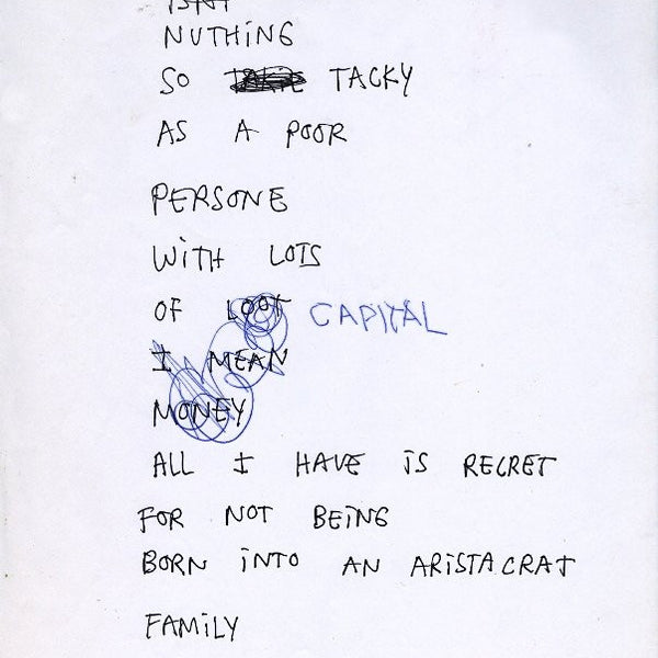 Mark Gonzales - Poem