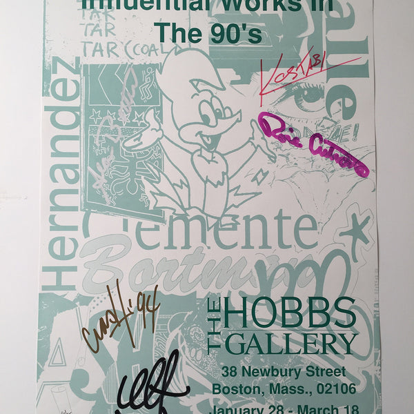 Hobbs Gallery Boston - Signed Show Poster, LEE, CRASH, more