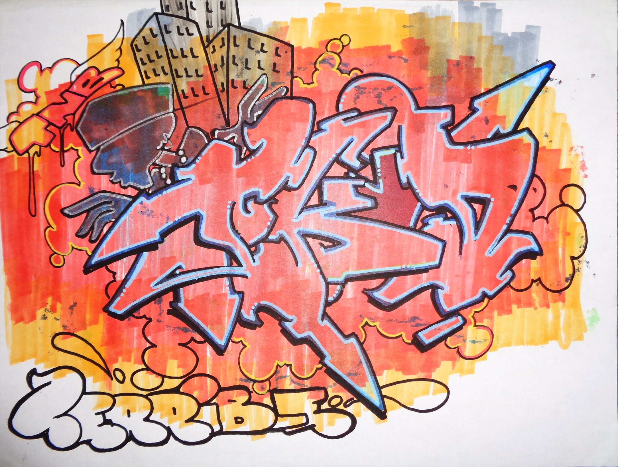 The Nasty Terrible T-Kidグラフィティー Graffiti The Nasty Terrible T-Kid 170 FRENCH ONLY - Meeting of Styles