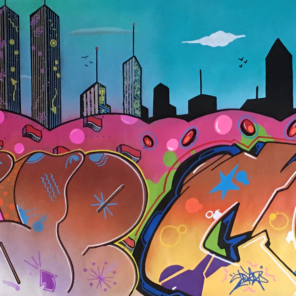 BLADE /COPE2 - "Legends of Gotham" Colab Painting