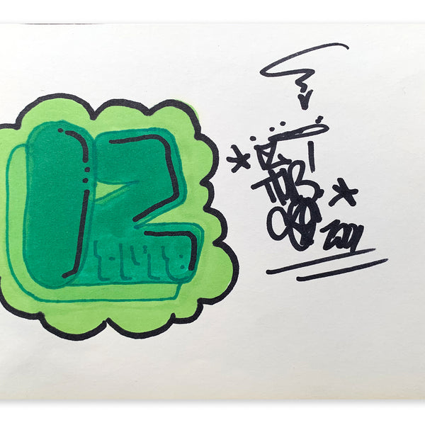 IZ THE WIZ - "Classic IZ" Drawing 2001
