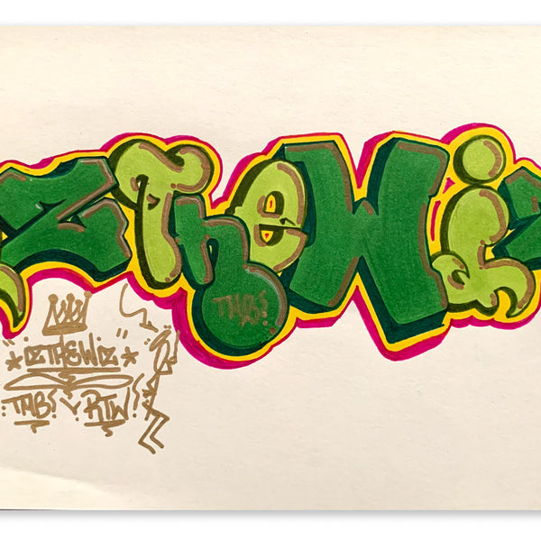 IZ THE WIZ - "IZ THE WIZ" Drawing