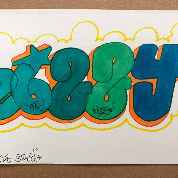 IZ THE WIZ - "IZZY " Drawing