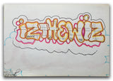 IZ THE WIZ - " IZ THE WIZ" Drawing 1987