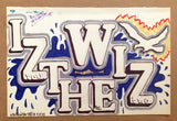 IZ THE WIZ - "IZ THE WIZ" Drawing 1997