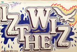 IZ THE WIZ - "IZ THE WIZ" Drawing 1997