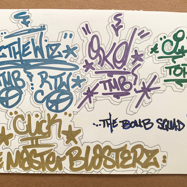 IZ THE WIZ - "The Master Blasterz " Drawing