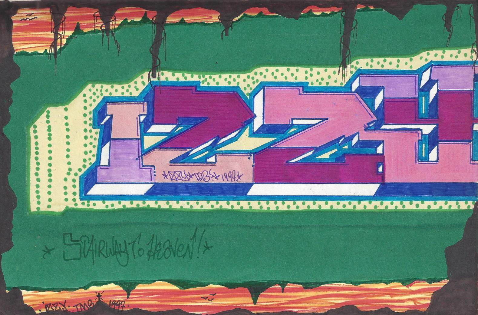 IZ THE WIZ - "Turn out the lights" Drawing