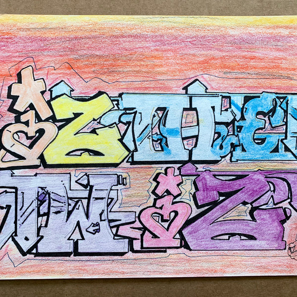 IZ THE WIZ - " IZ THE WIZ" Drawing