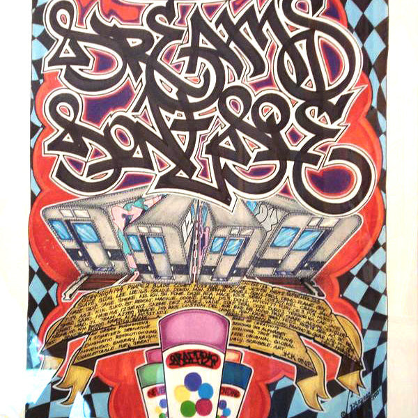 KR.ONE - "Dreams Don't Die" Black Book Drawing