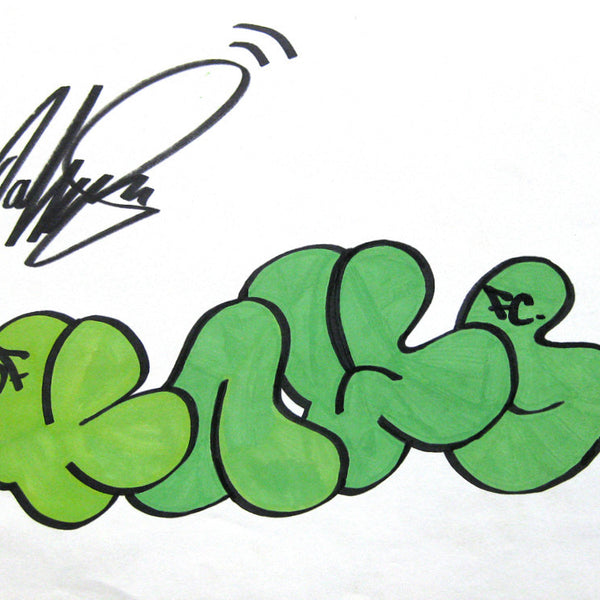 KAWS ONE  Untitled"  Black Book Drawing